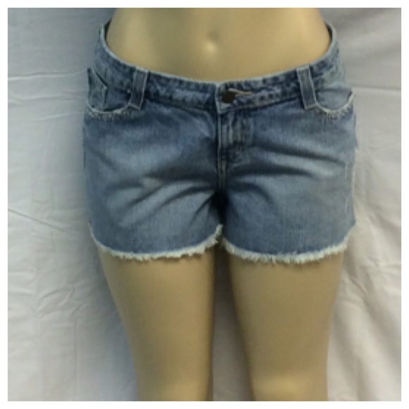 LILU LADIES BLUE JEAN SHORTS - Picture 1 of 8