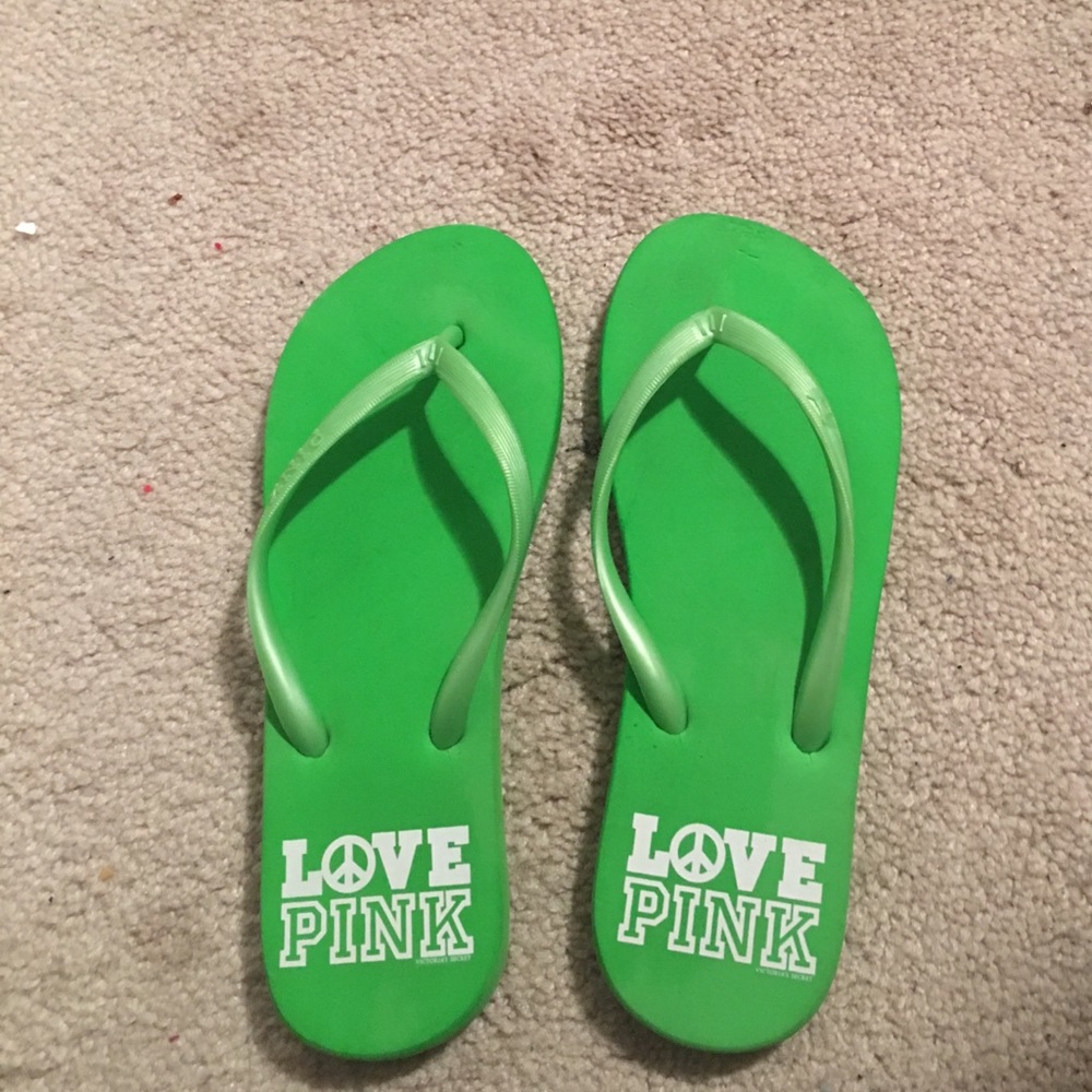 Flip-flops Victoria secret pink! size small
