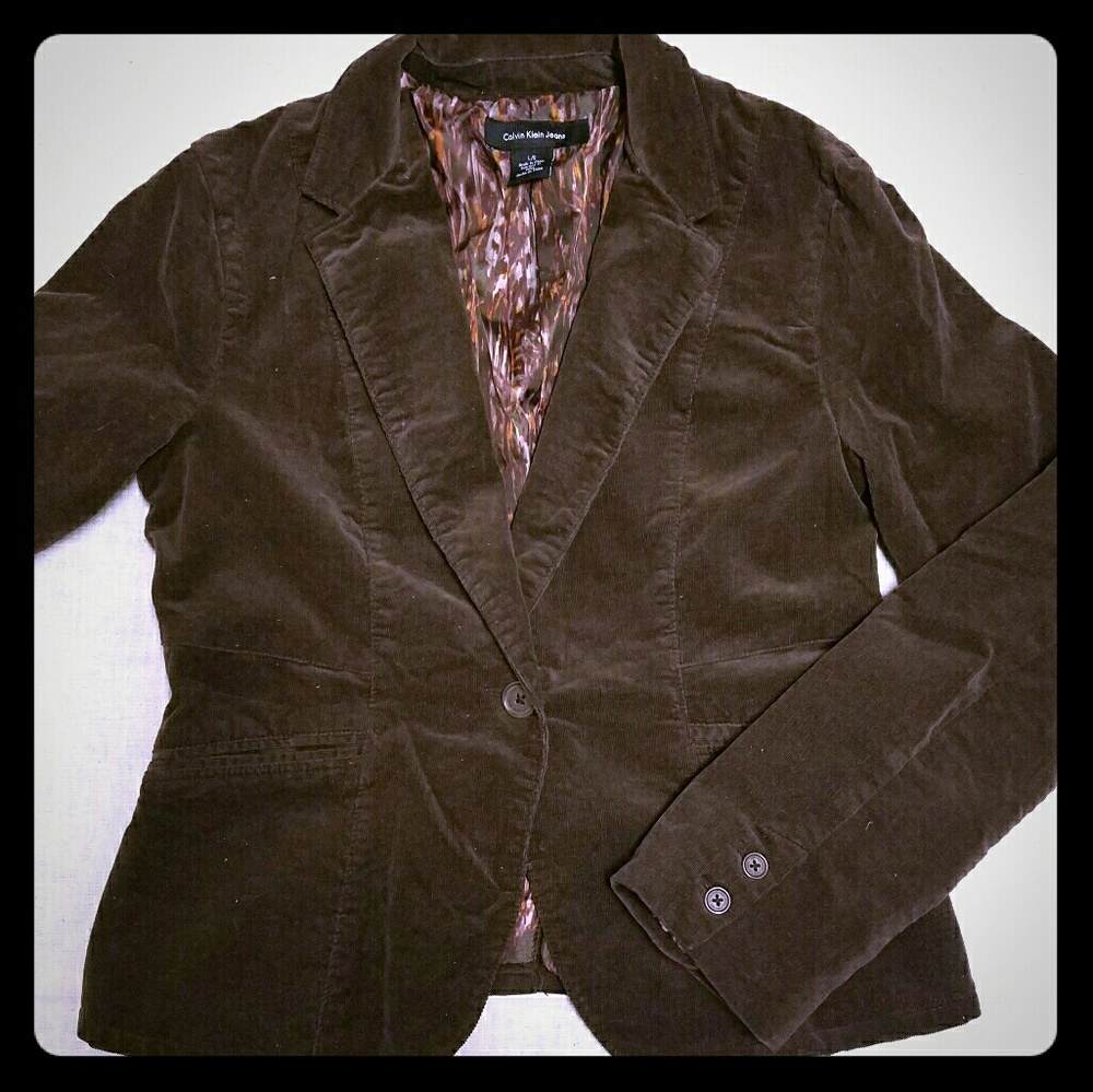Brown Corduroy Blazer