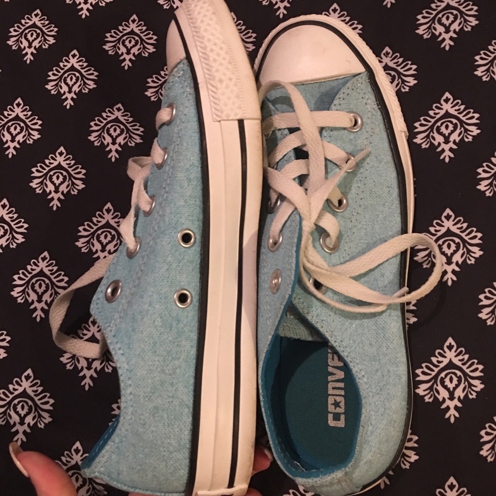 Baby blue converse