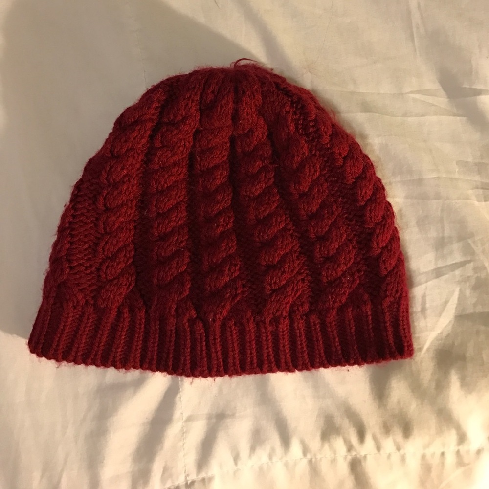 Red Knitted Beanie