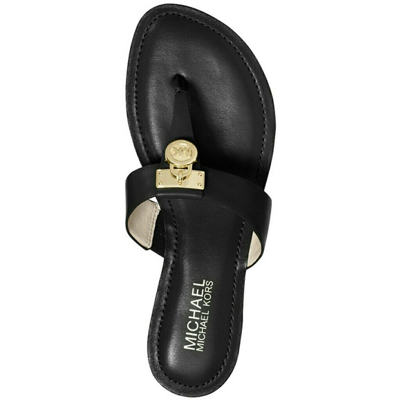 Michael Kors Shoes - New! MICHAEL KORS Hamilton Leather Flat Sandals