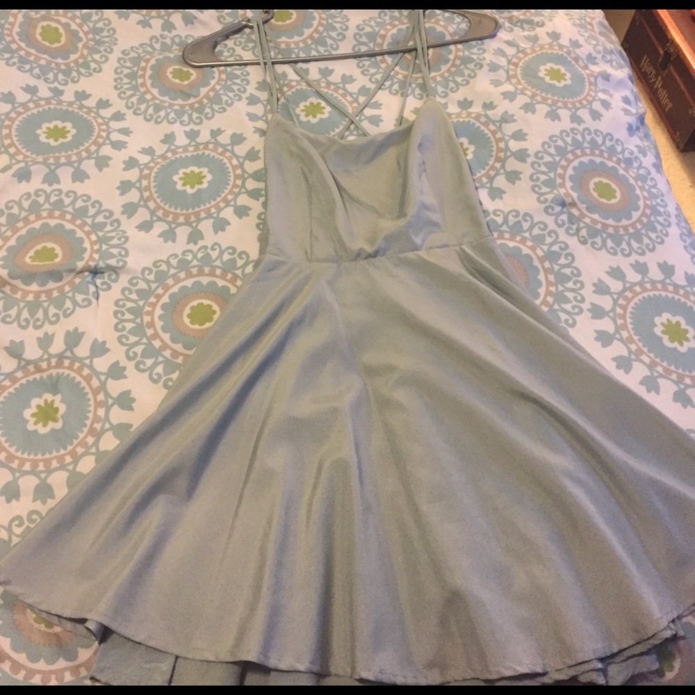 Green forever 21 mini dress
