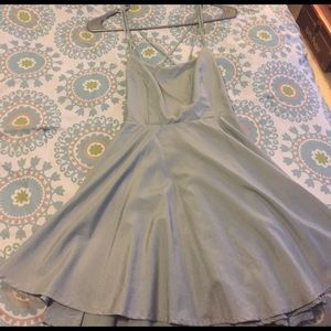 Green forever 21 mini dress