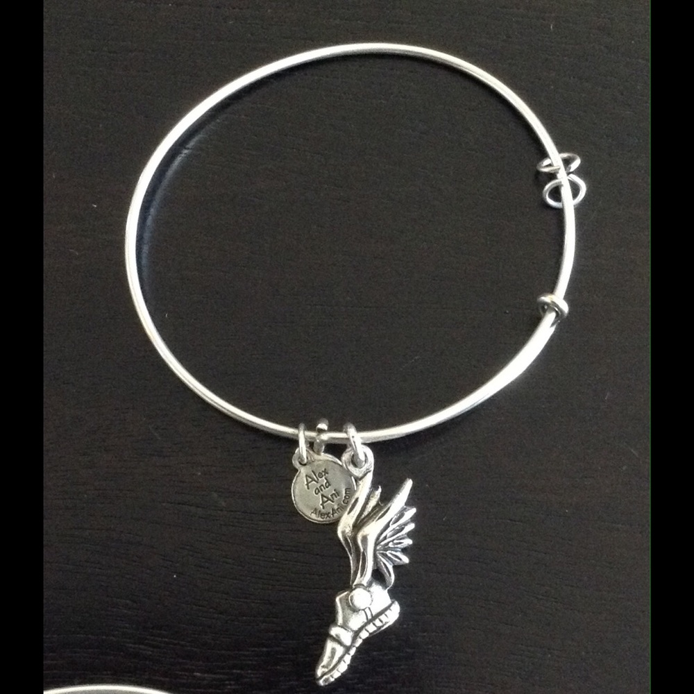 "Warrior" Alex and Ani adjustable bracelet.
