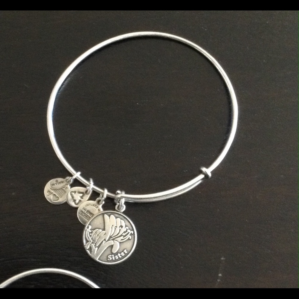 "sister" Alex and Ani adjustable bracelet.