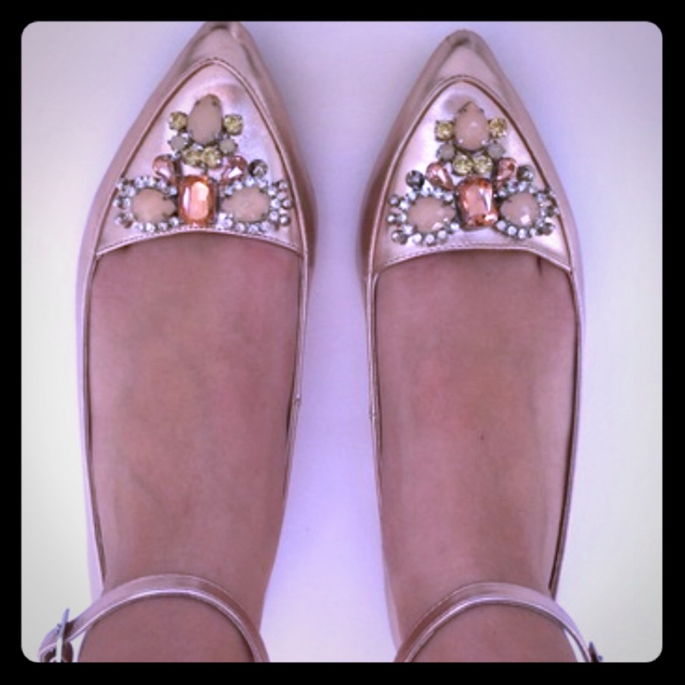 Jewel Flats - ASOS - Size 9 (fits like a 8.5)