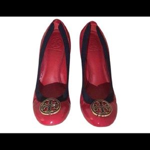 Tory Burch Shoes in Lobster Red!