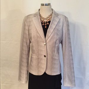 Silver lightweight blazer