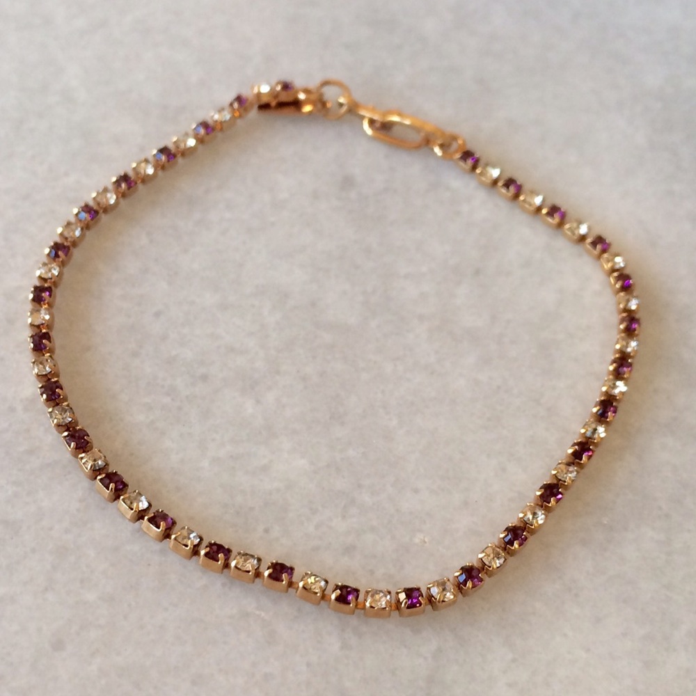 Vintage tennis bracelet