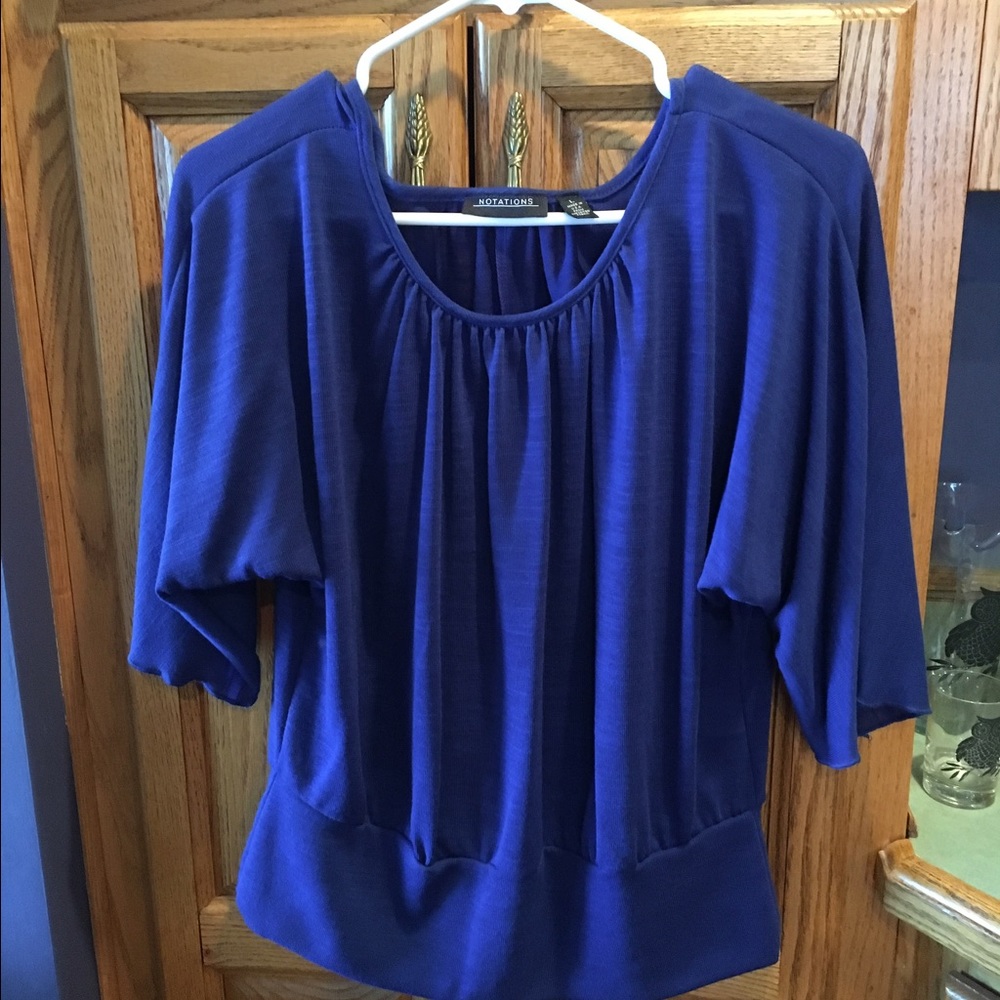 Blue sweater by Notations