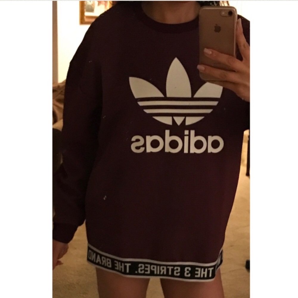 ***SOLD Adidas nmd women oversize Sweater Medium - Picture 3 of 3