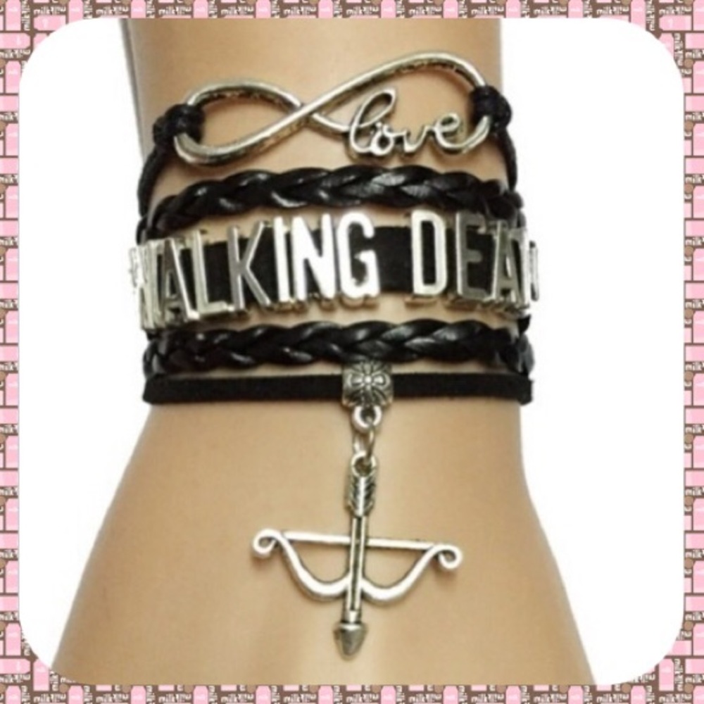 💀THE WALKING DEAD FRIENDSHIP LEATHER BRACELET