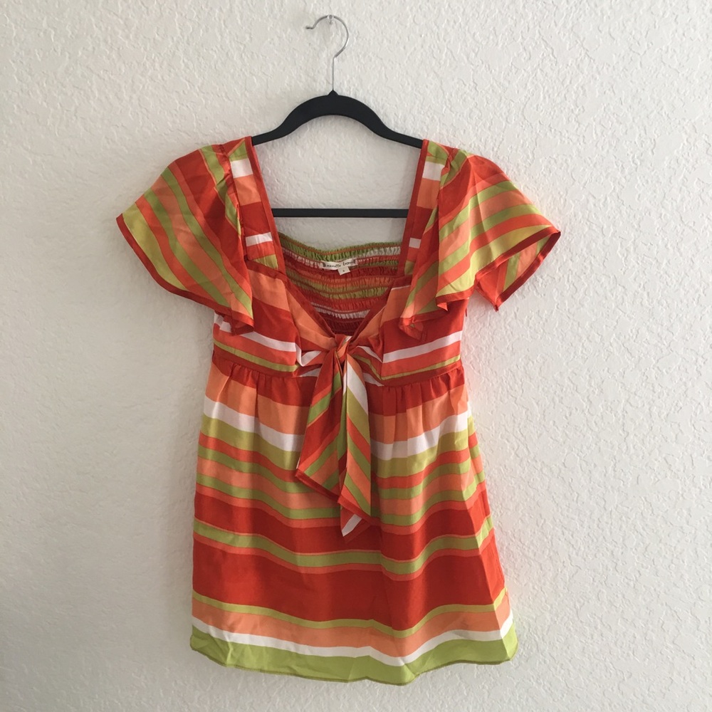 Nanette Lepore Silk Crepe Blouse