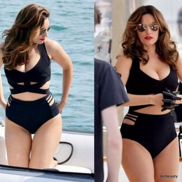 Halter high waist 2 piece bathing suit - Picture 2 of 4