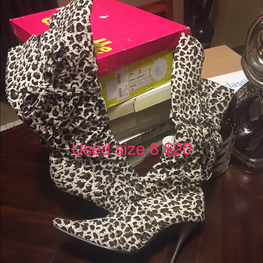 Cheetah boots