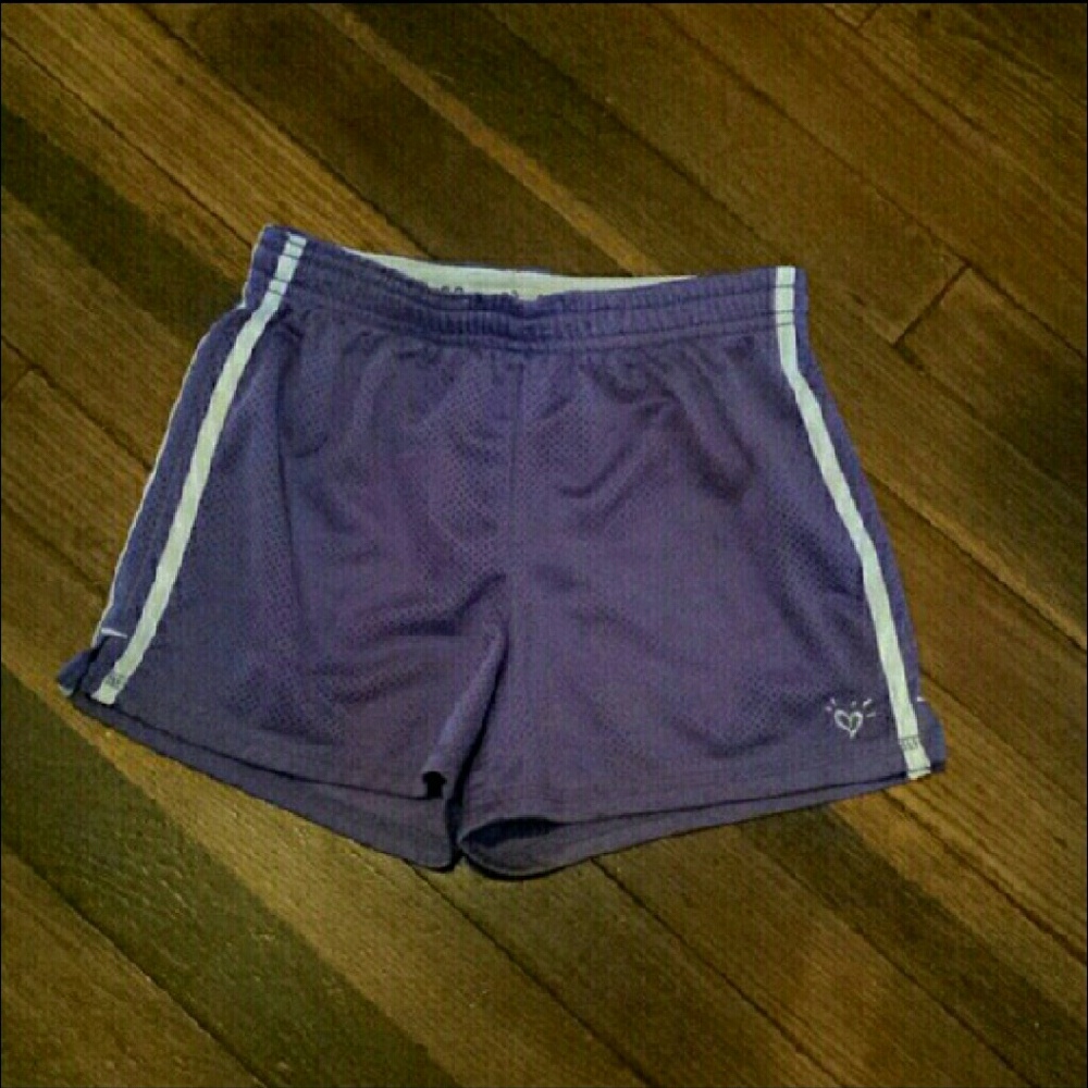 Justice // Purple Athletic Shorts