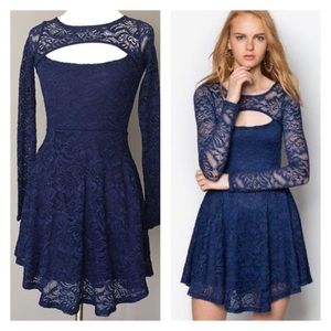 ❌RESERVED❌ Material Girl Keyhole Fit & Flare Dress