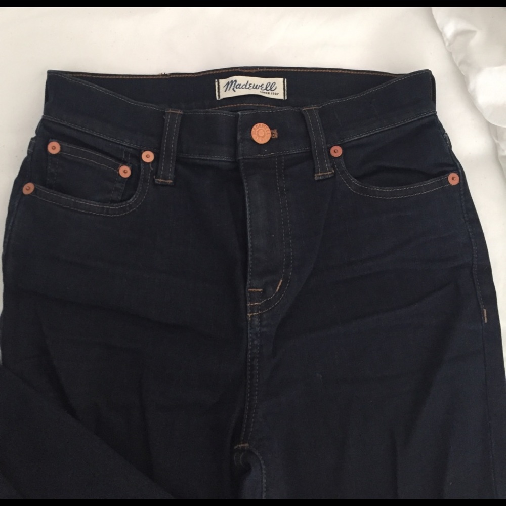 Madewell High Rise Alley Straight Jeans