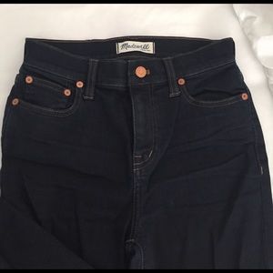 Madewell High Rise Alley Straight Jeans