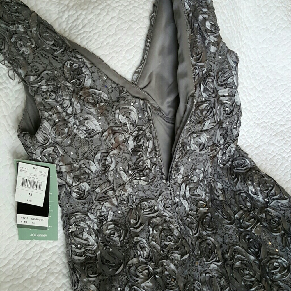NWT Sequined Evening Dress