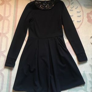 Sale!! Black dress with lace details