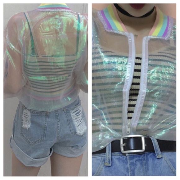 Iridescent bomber jacket - Picture 2 of 4