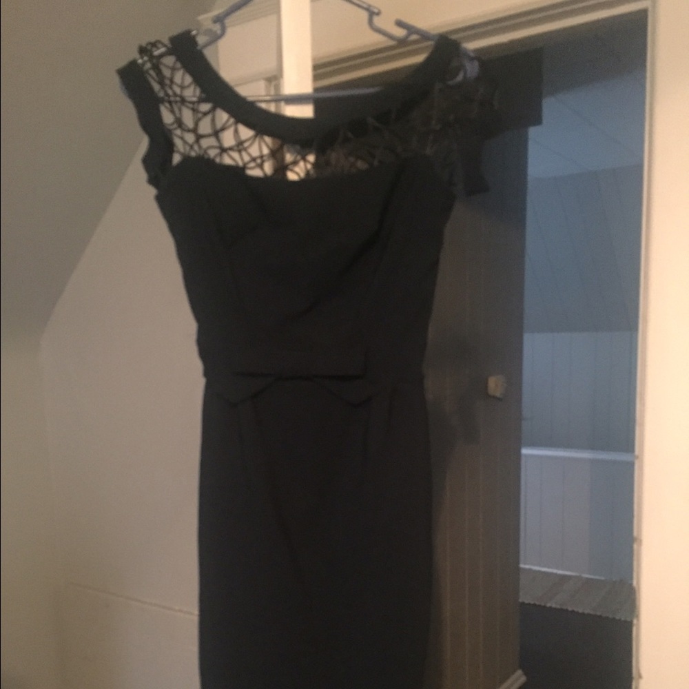 Tatyana -Alika Navy Blue Pencil Dress-XS