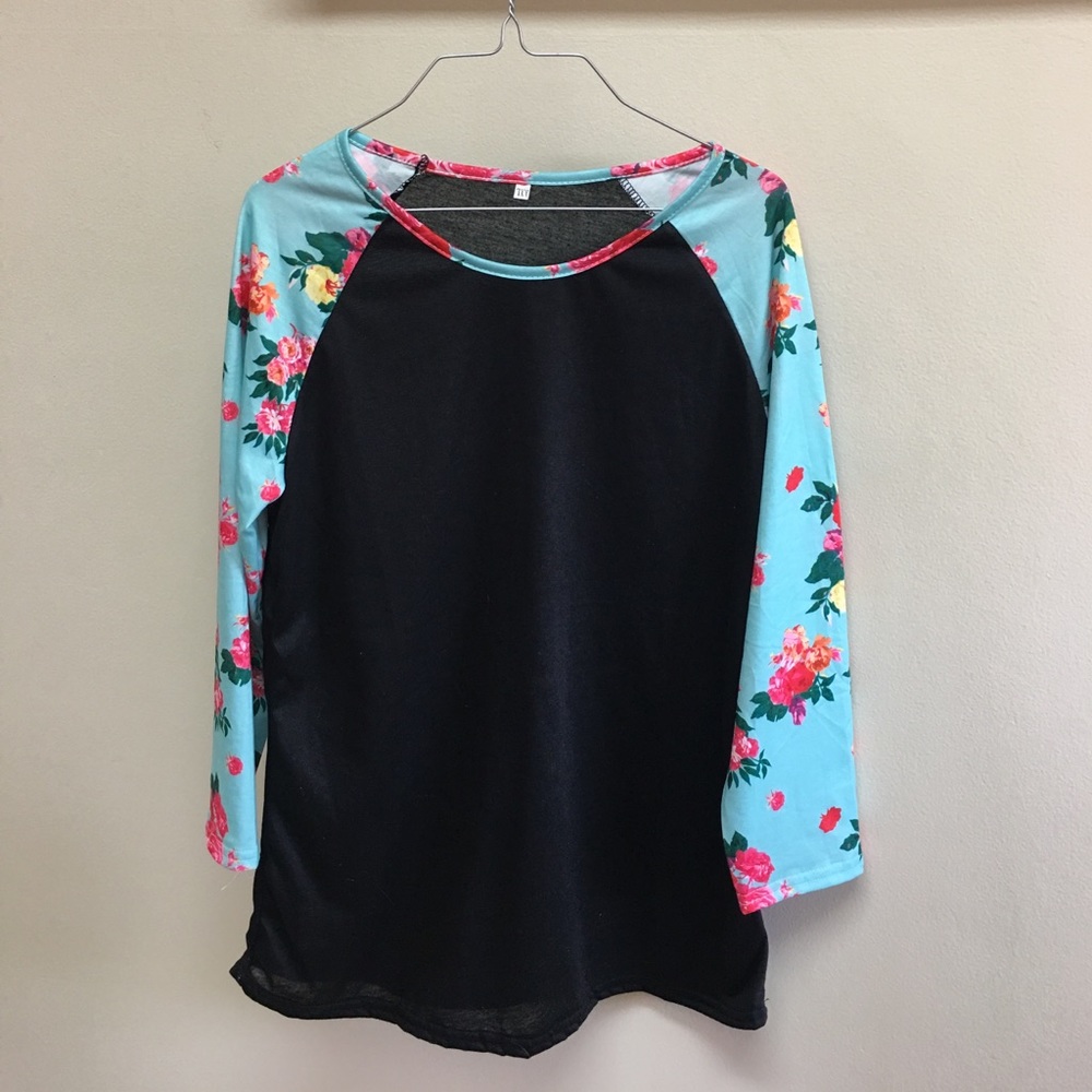 Floral solid shirt