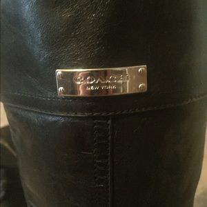 Coach (designer) Boots Size 7, black