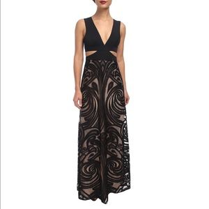 BCBG Marilyne Cutout Lace Gown