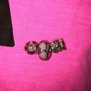 Glass Charm and Heart Charm SEPARATE