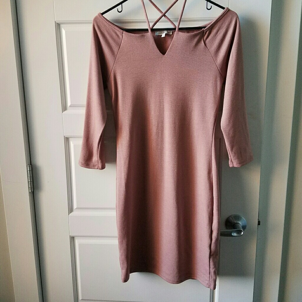 Nude party dress