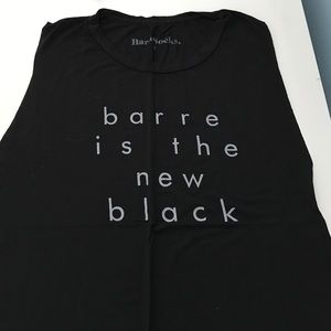 Barre is the New Black BarreSocks black tank