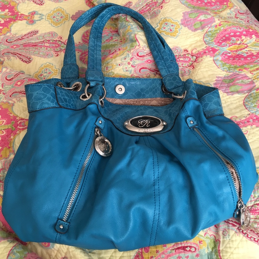 Beautiful blue purse