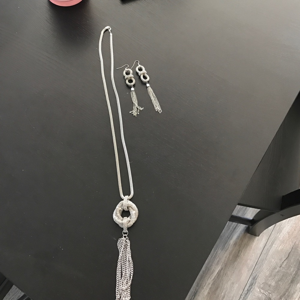 Necklace and earrings- both for $10