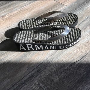 Armani flip flops