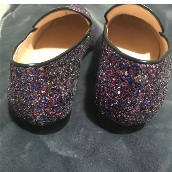 kate spade Shoes - Kate Spade glitter loafers like new! kate spade Shoes - Kate Spade glitter loafers like new!