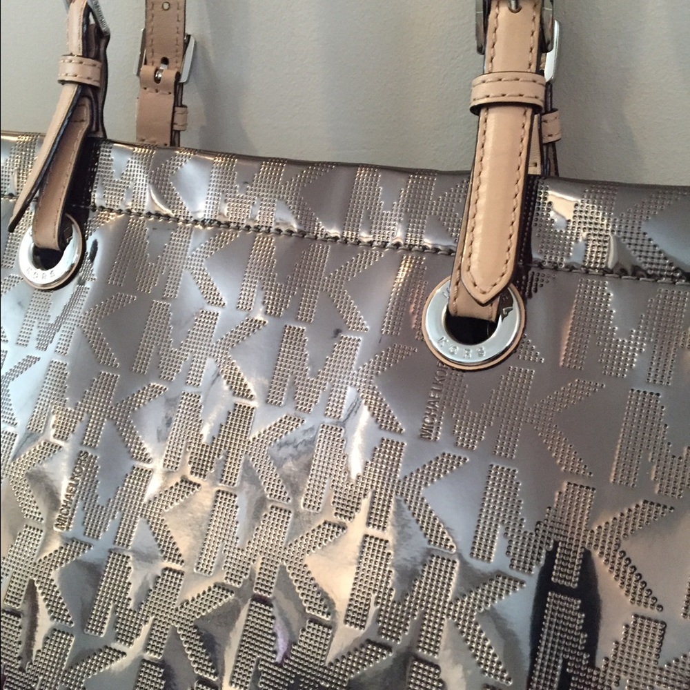 Michael Kors metallic bag - preowned