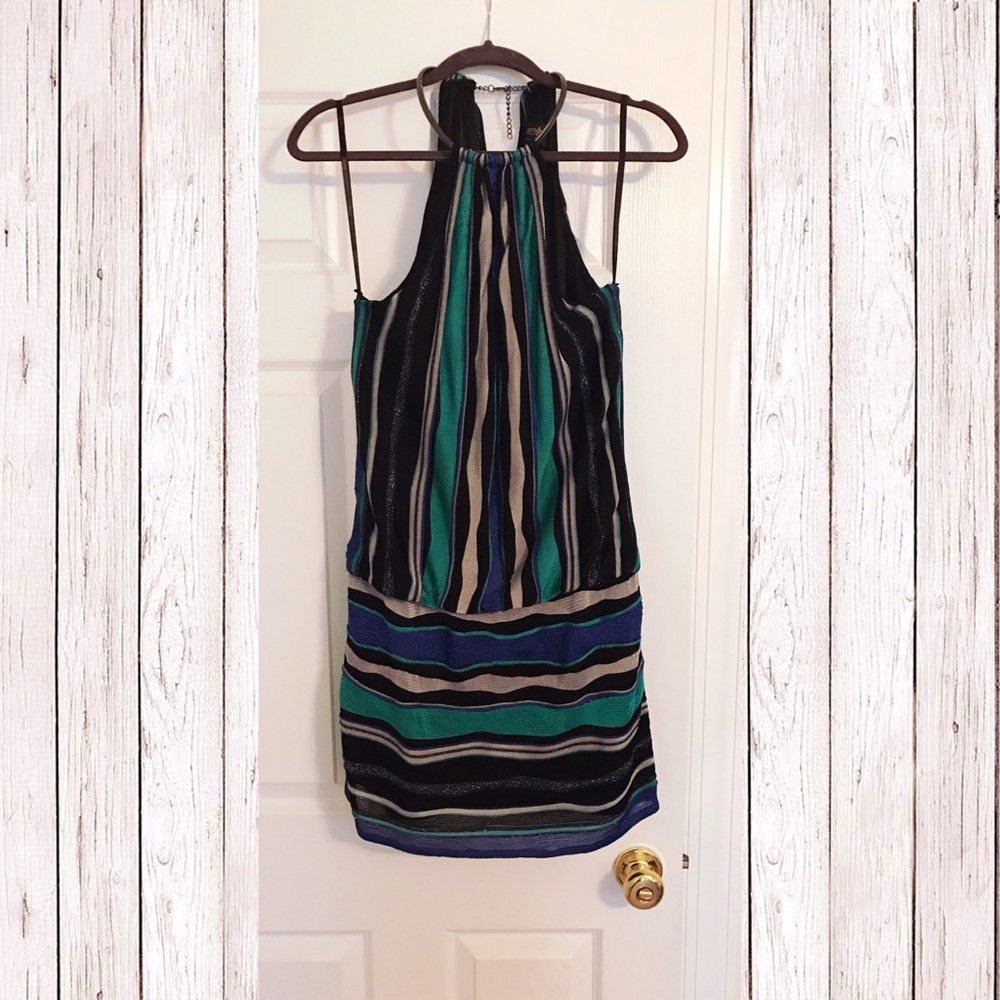 Laundry by Shelli Segal Mini Halter Dress