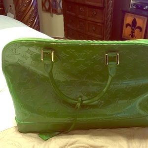 Green LV Handbag