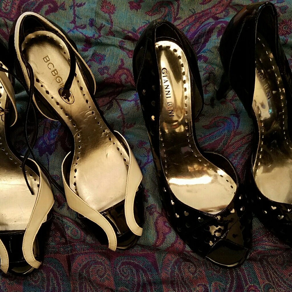 BCBgirls and Giani Bini size 9.5 shoes.