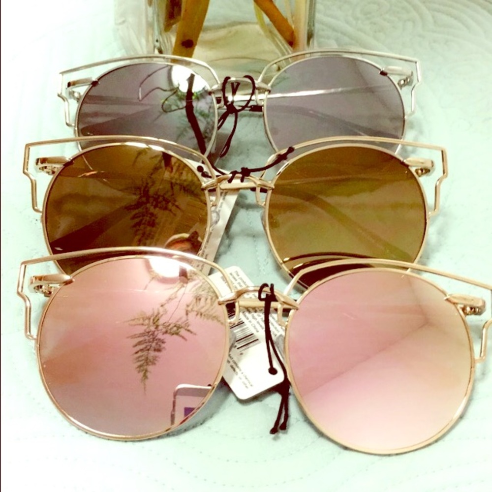 Mirrored Cat Eye Sunglasses