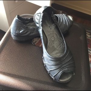 Sketchers Original Leather Biker Flats