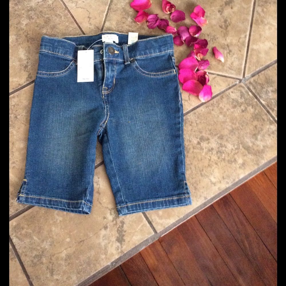 Girls denim capris