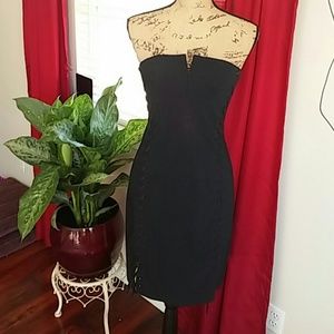 Expressed. Ladies black halter dress. Sz. 7/8.