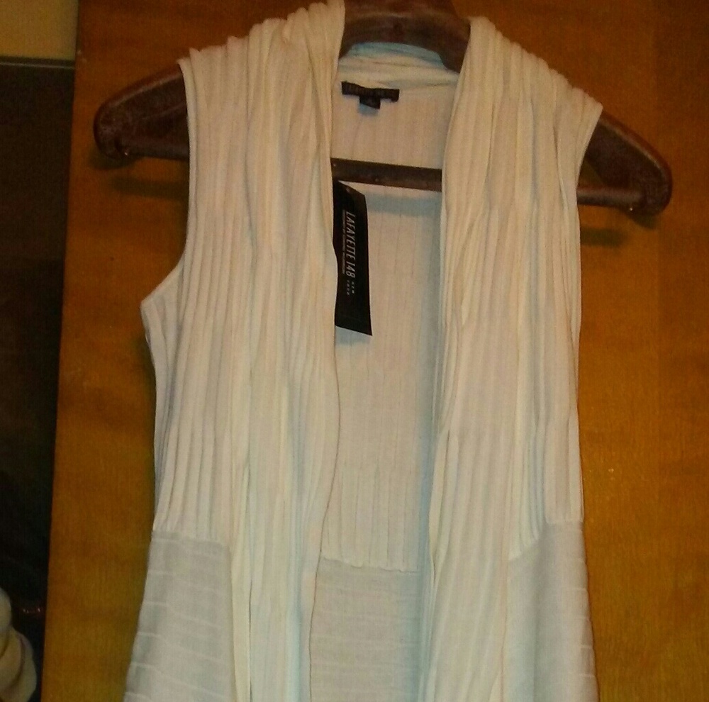 A trench cardigan