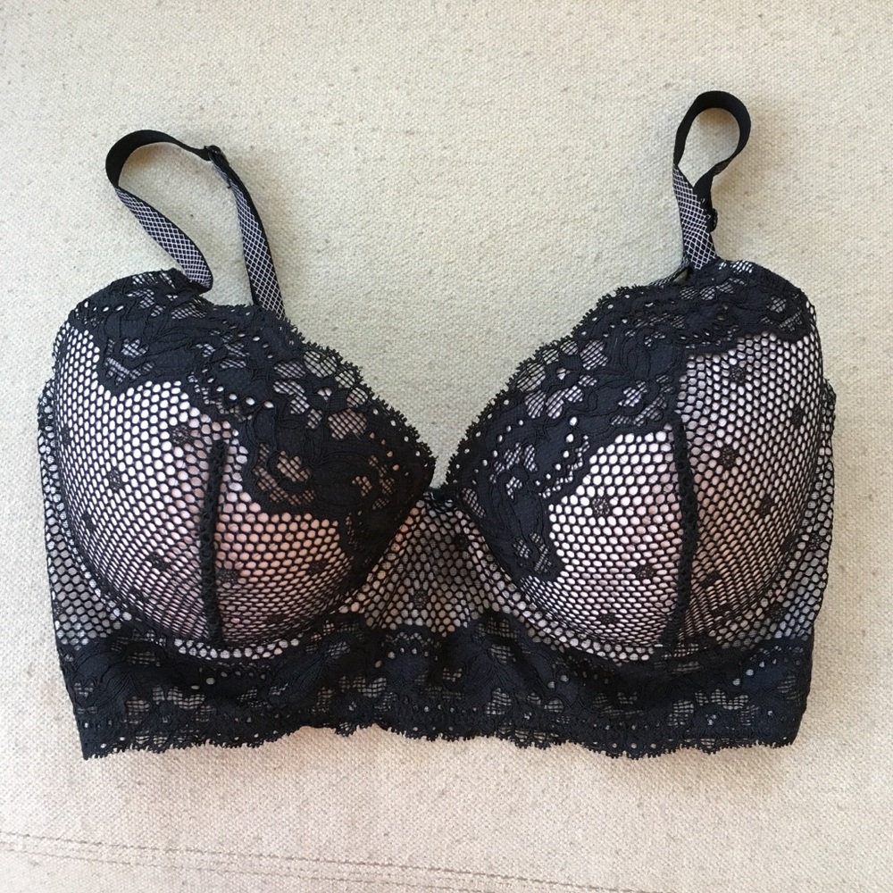 Josie Lace Overlay Balconette Bra