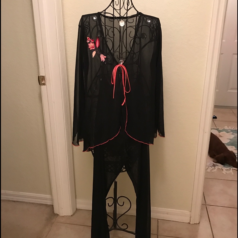 Black intimate wear