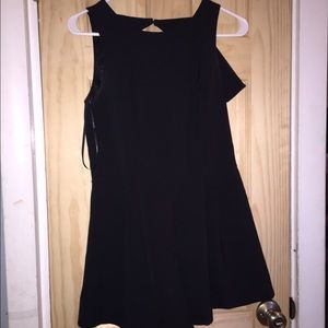 Cute ruffled back romper